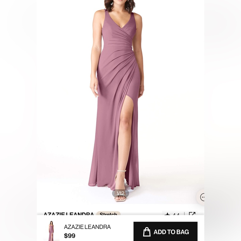 Azazie Vintage Mauve Dress